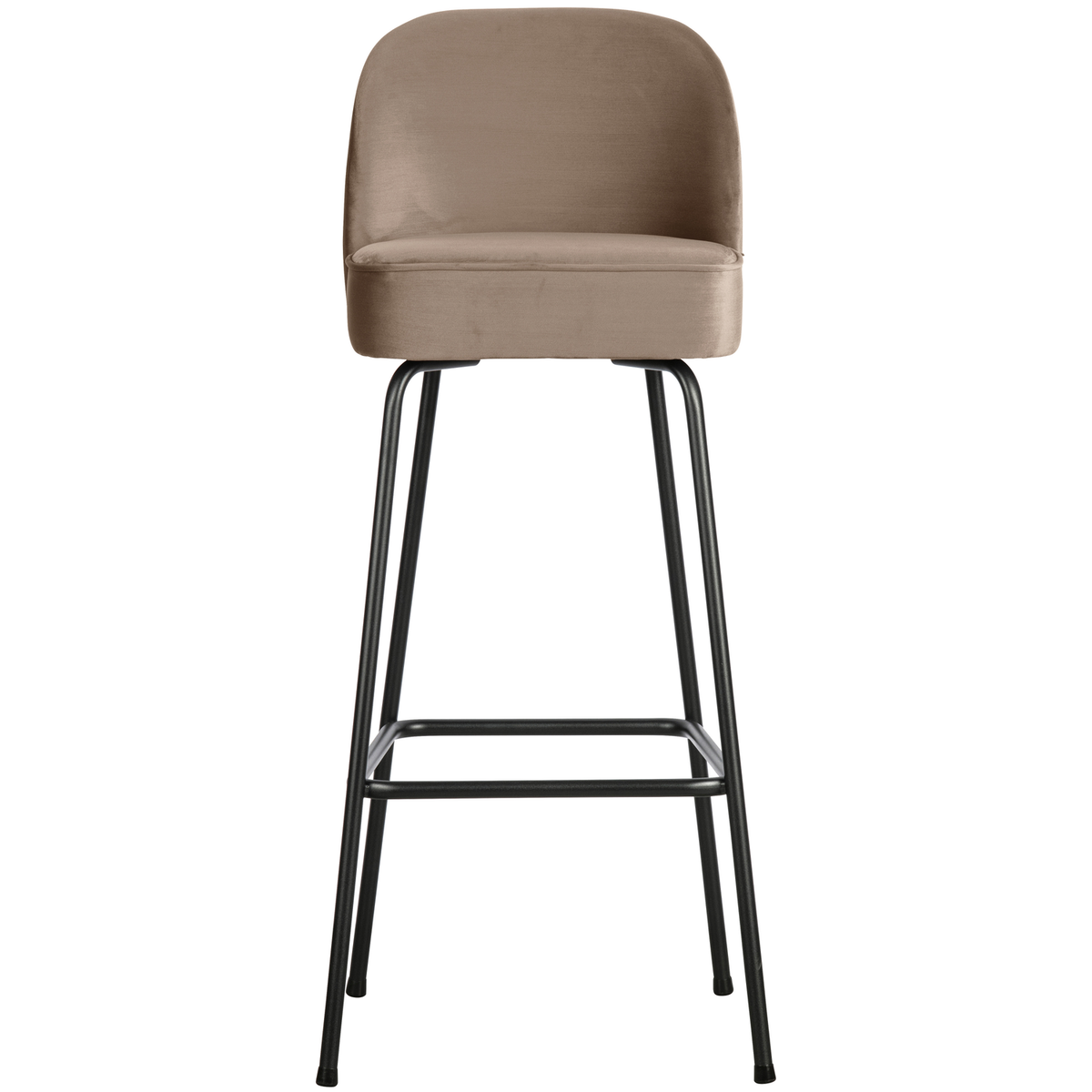 WOOOD barstoel Vogue - Velvet - Khaki - 103x50x55