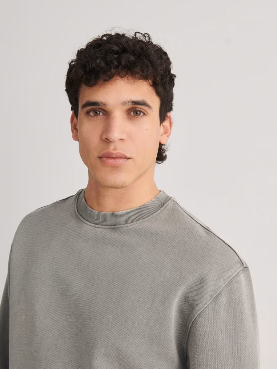 Sweatshirt With Wash Effect