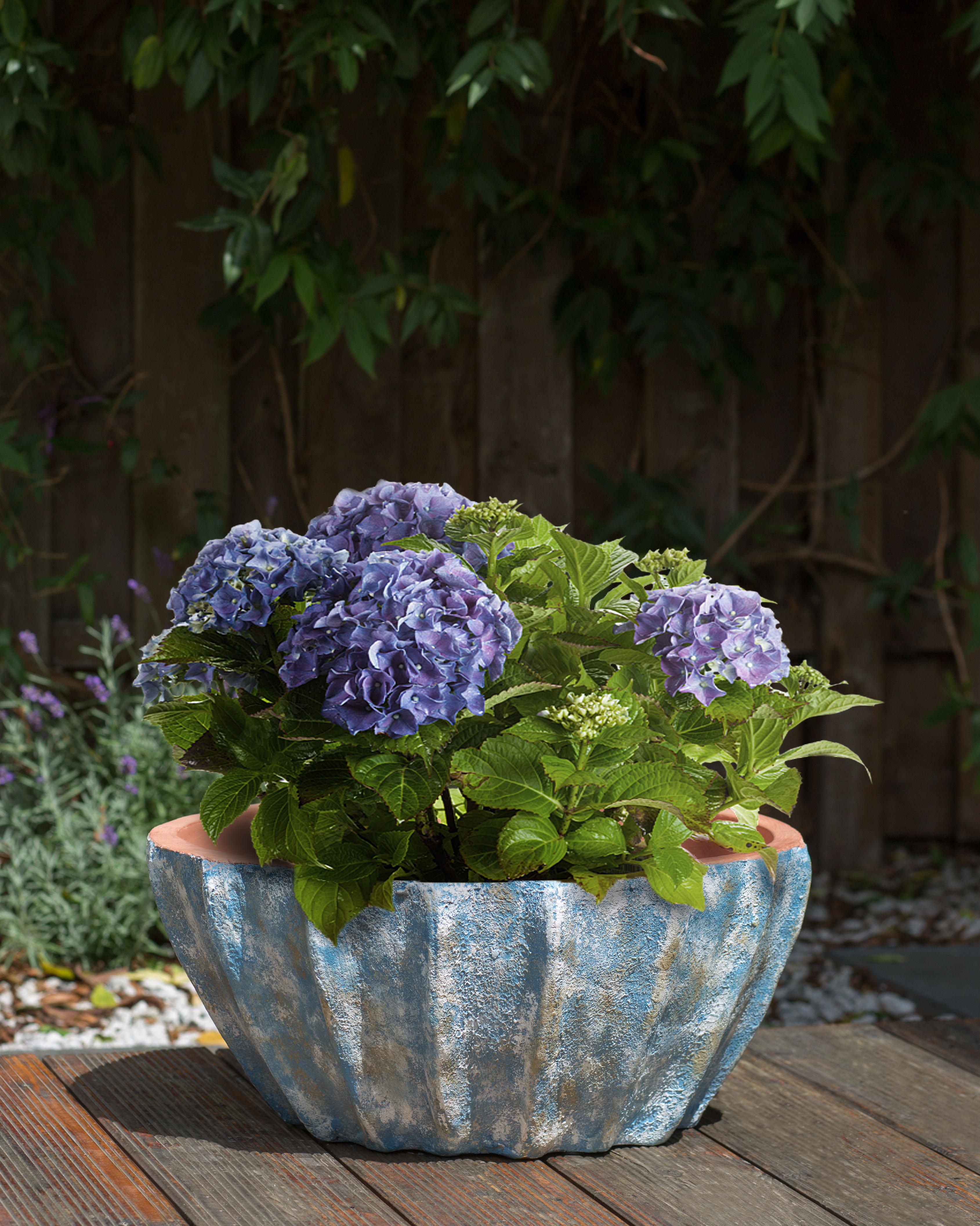 Plant Pot OSTRYA 51 cm Blue