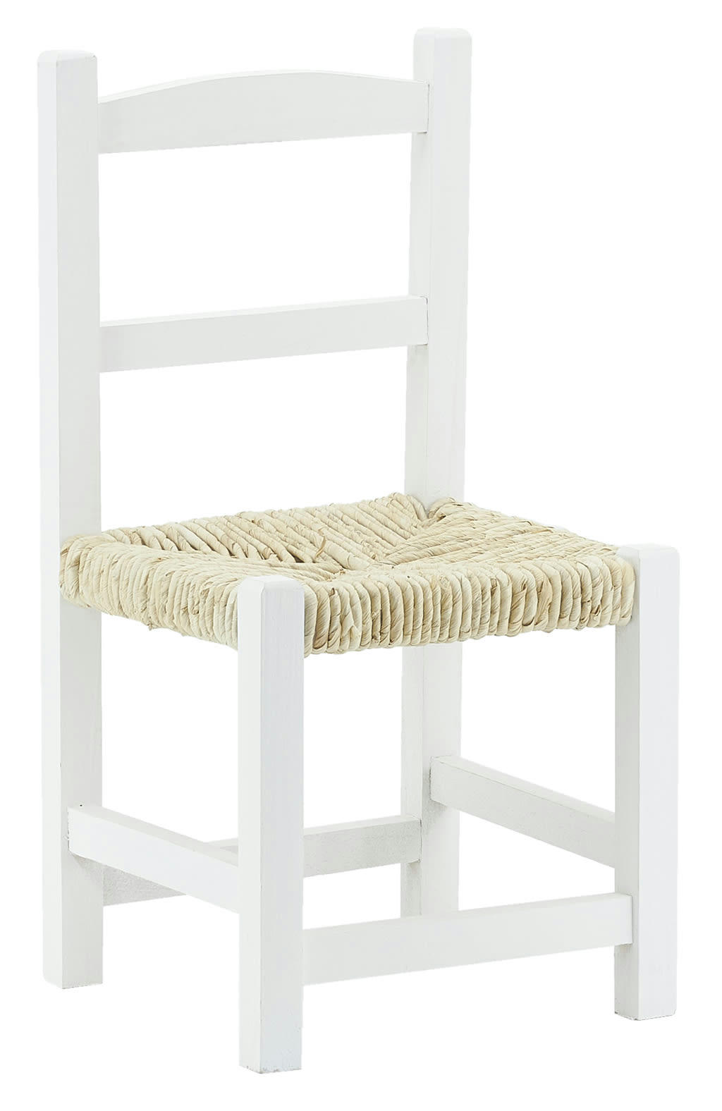 - Chaise enfant en bois blanc