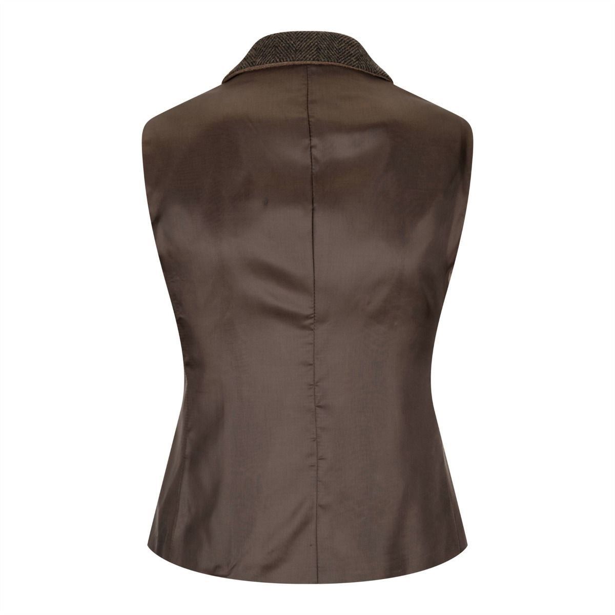 Infinity Leather Tweed 1920s Herringbone Waistcoat