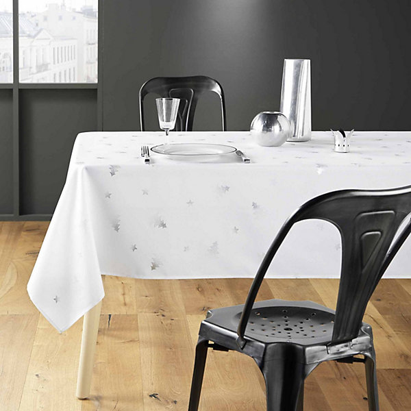 Nappe rectangulaire antitache et infroissable Sapins