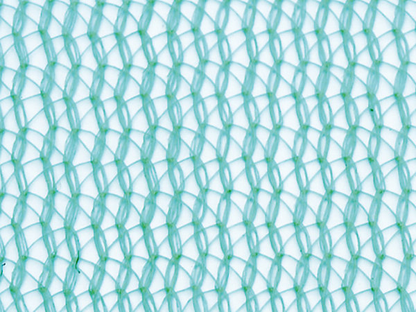 Filet échafaudage 50g/m² - Léger - Mailles triangulaires Blanc 2.57m x 10m Boutonnières côtés et double au milieu