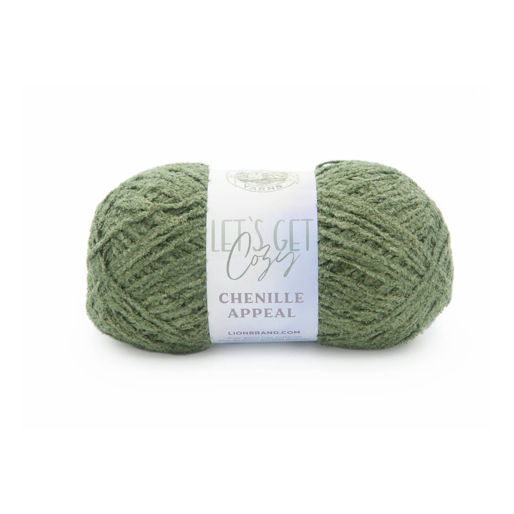 Lion Brand Loden Green Chenille Appeal 100g
