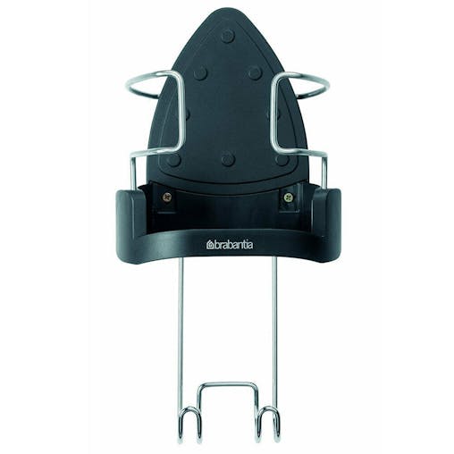 Brabantia Heat Resistant Iron & Board Storage | Black / Chrome