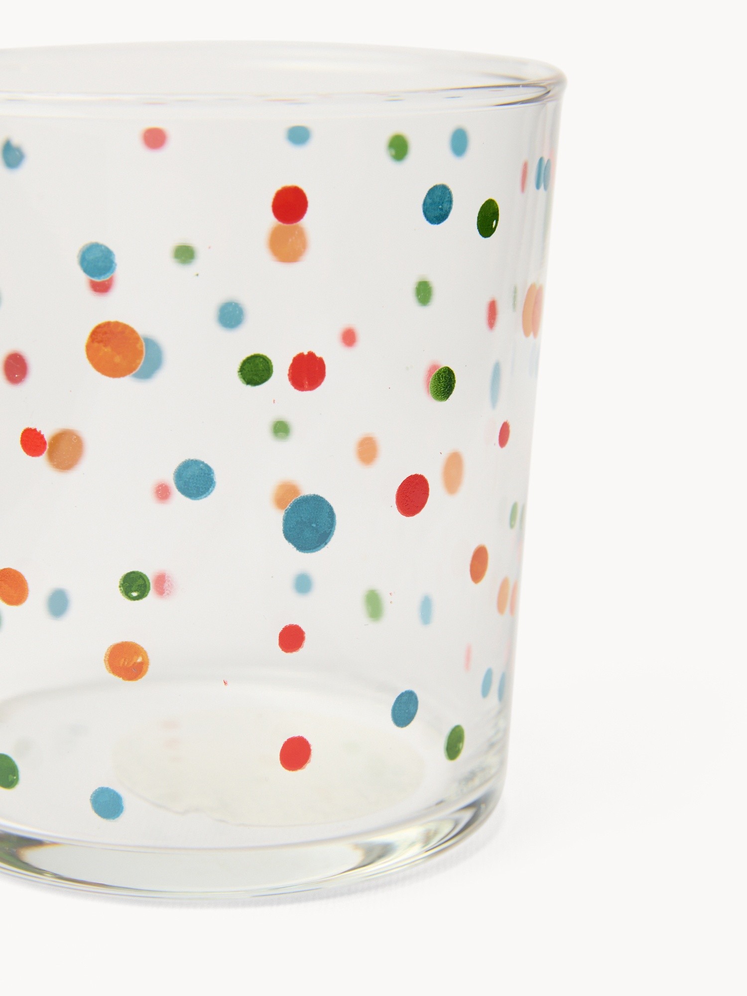 Bicchiere in vetro a pois - Prezzo di lancio