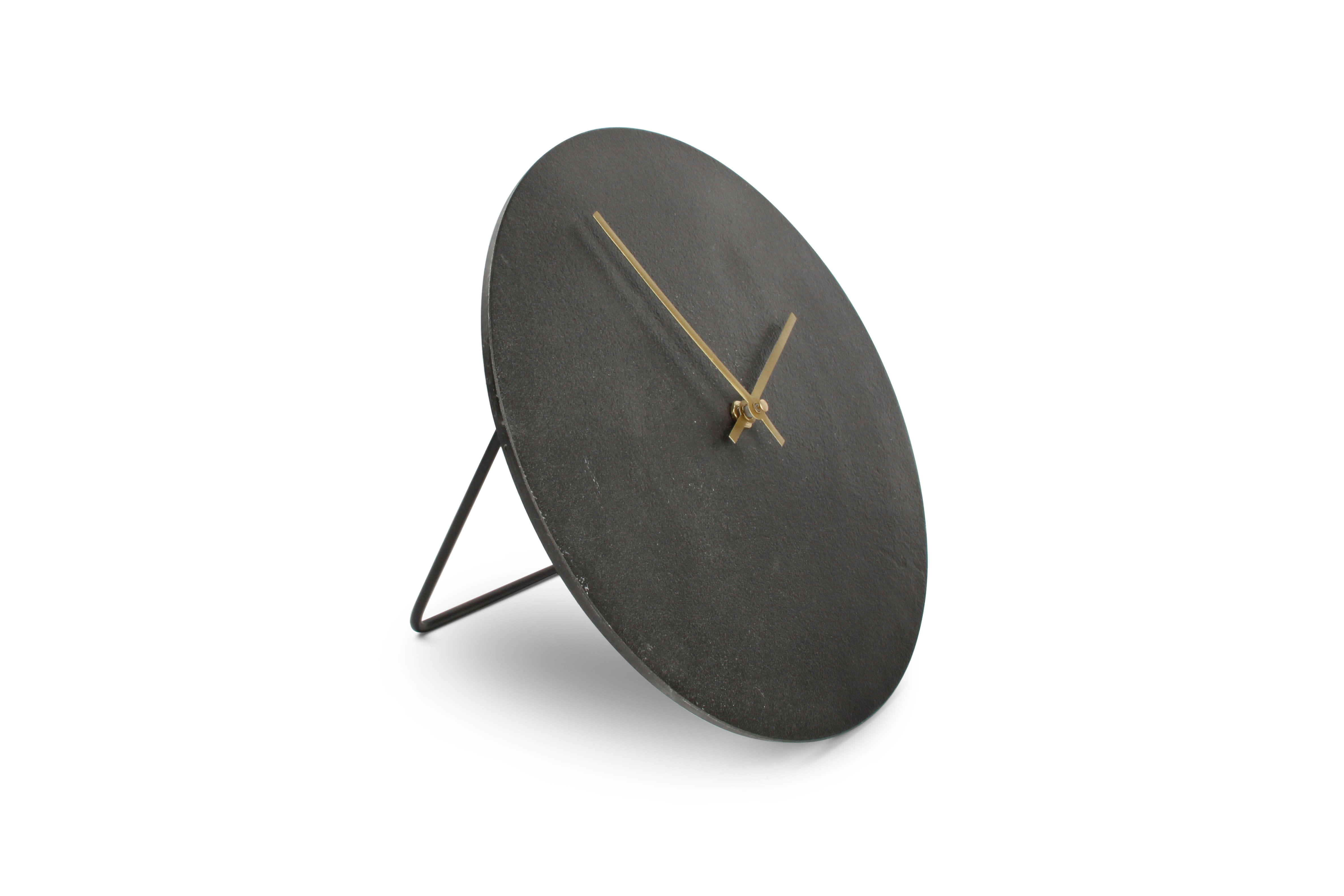 ZONE - Horloge cheminée 26cm noir 