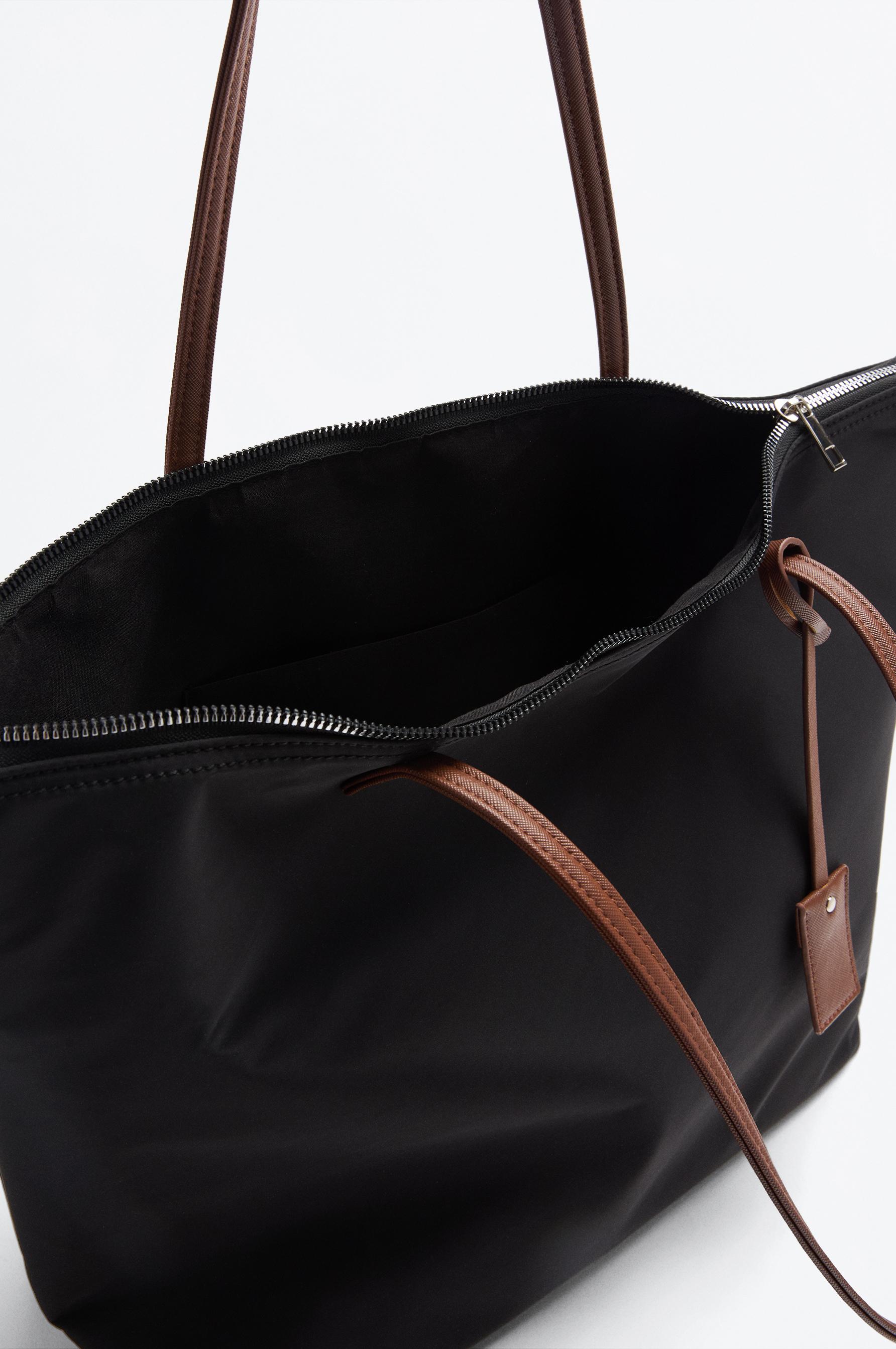 Bolso shopper grande nailon charm