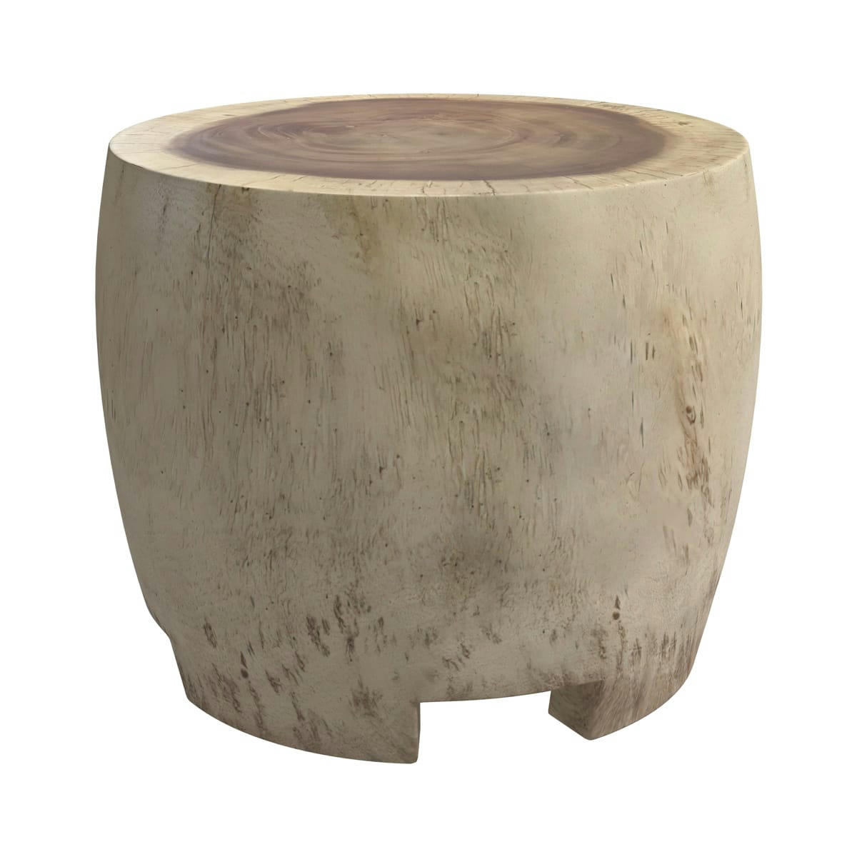 TOHA - Table d'appoint ronde en bois de suar D50 cm