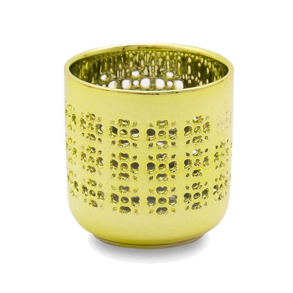 - Petit photophore pour Bougies votives Jaune