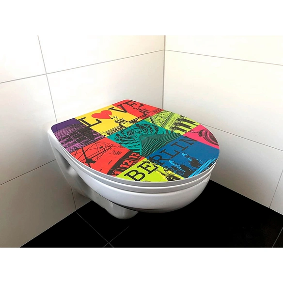 WC-Sitz »Love Berlin «, mit Absenkautomatik