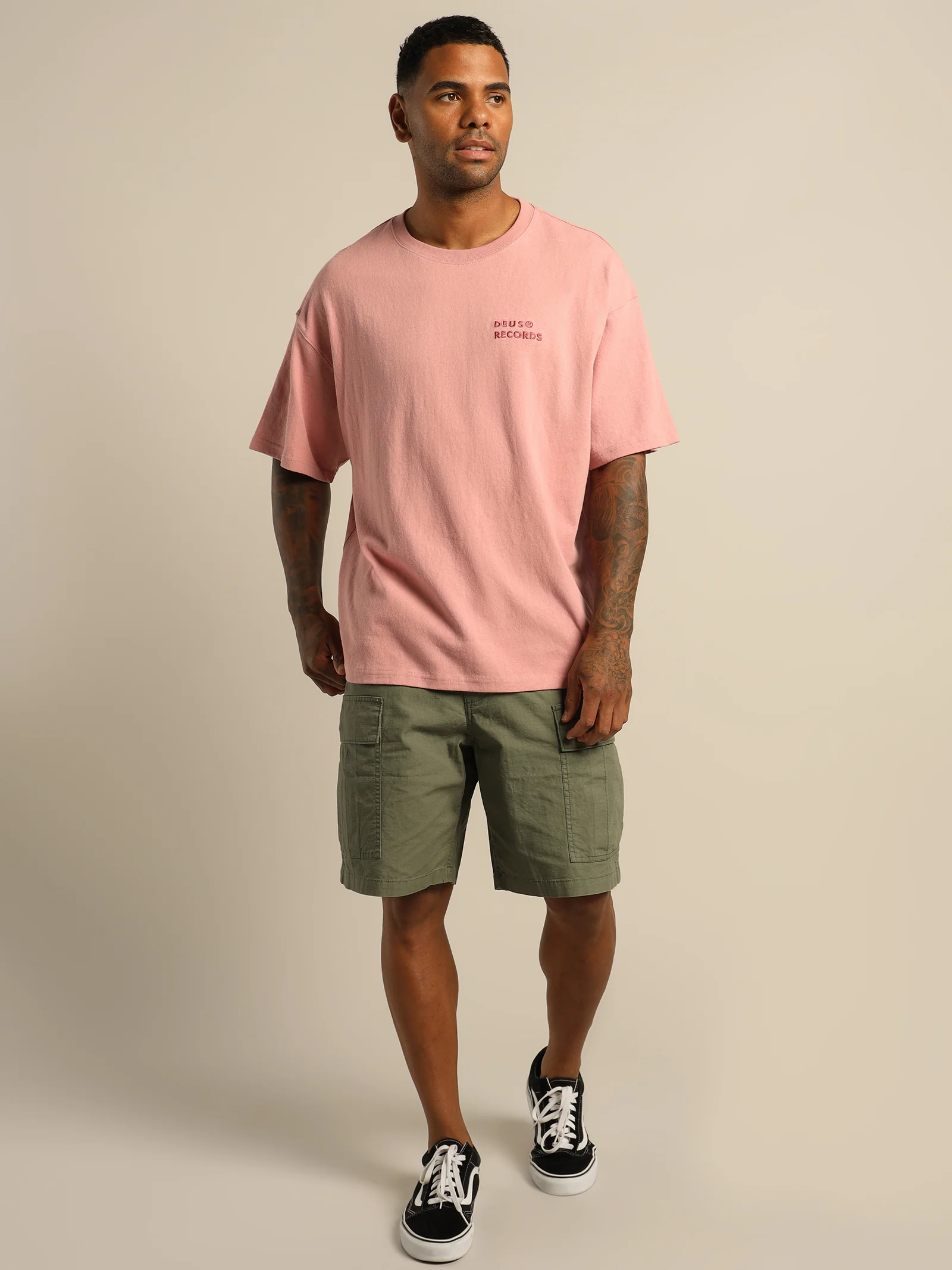 Deus Records All Caps T-Shirt
