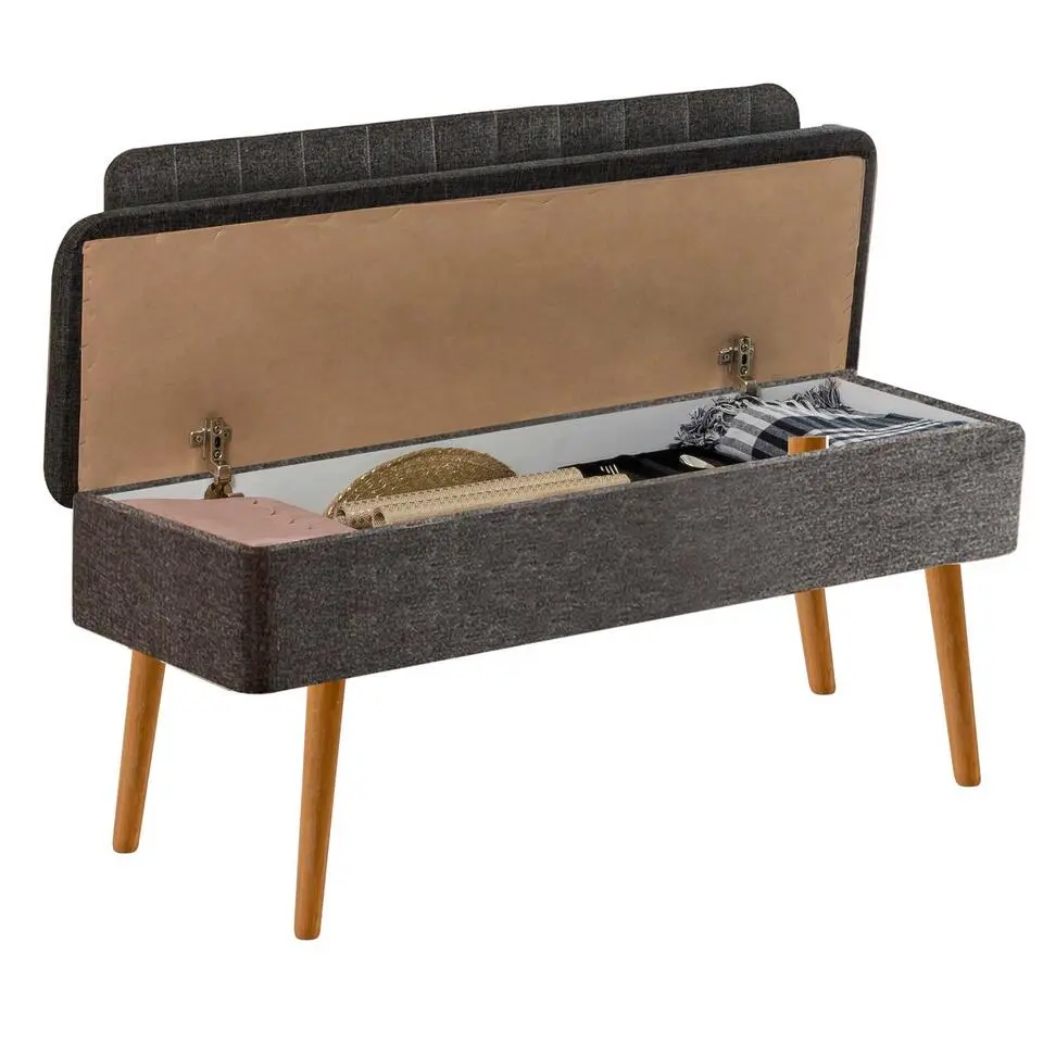 Vina Bank - 100% MELAMINE - Atlantische den, Antraciet