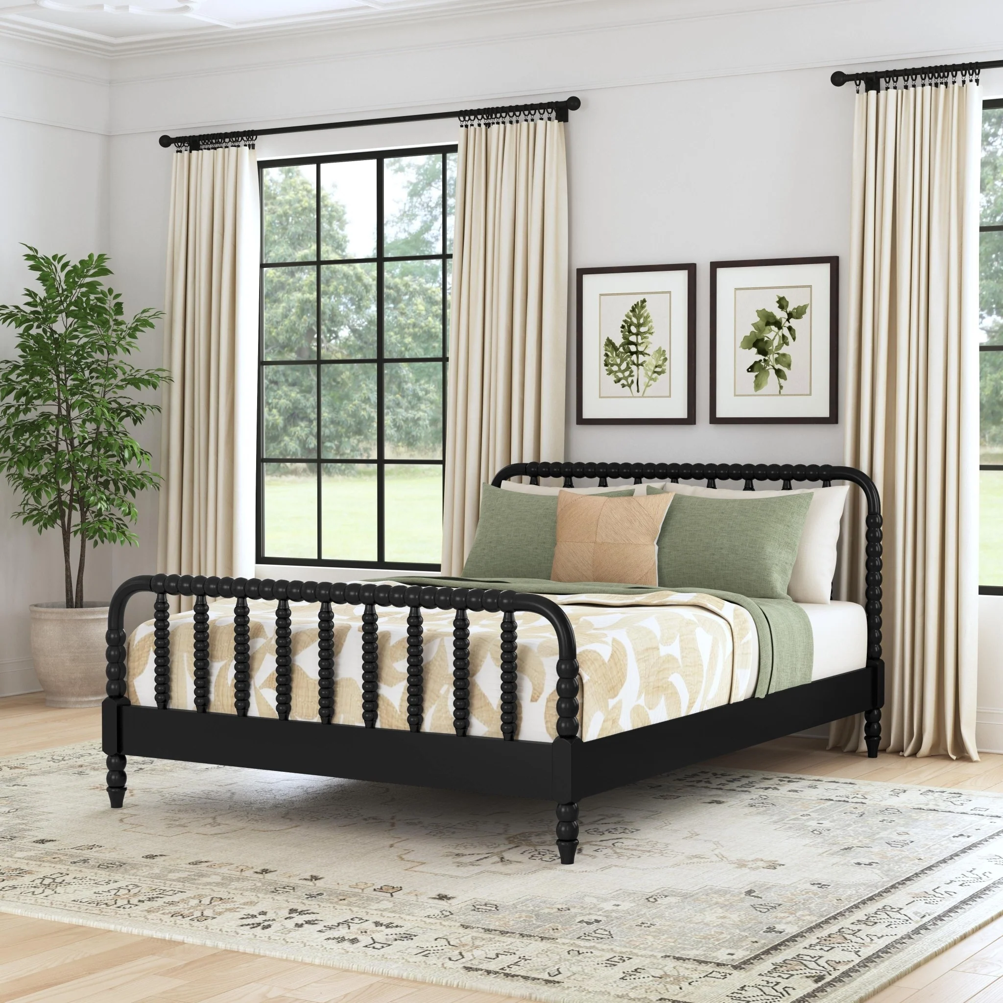 Spindle Queen Bed by Homestyles