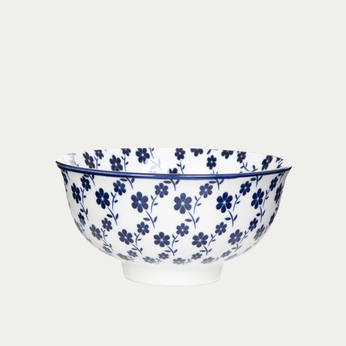 Miska NAVIA granatowa w kwiatuszki 12 cm