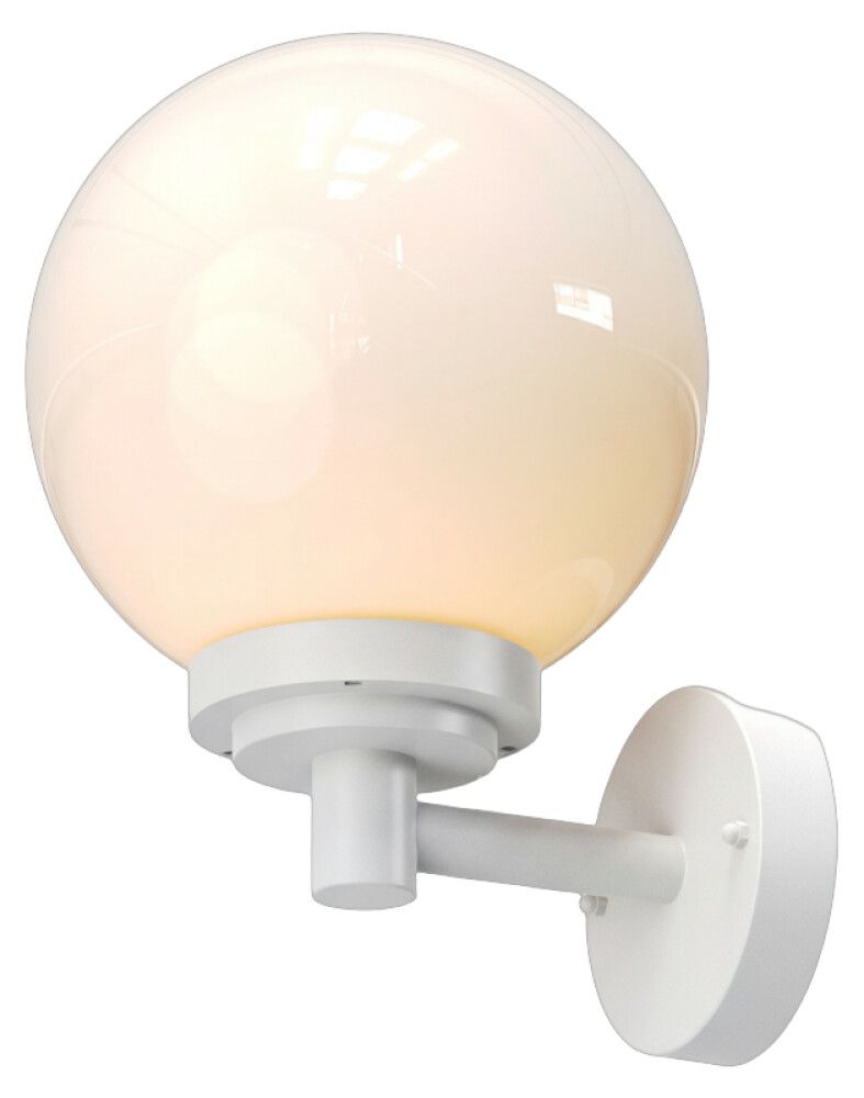 VEGGLAMPE ECOLITE AJLA IP44 HVIT