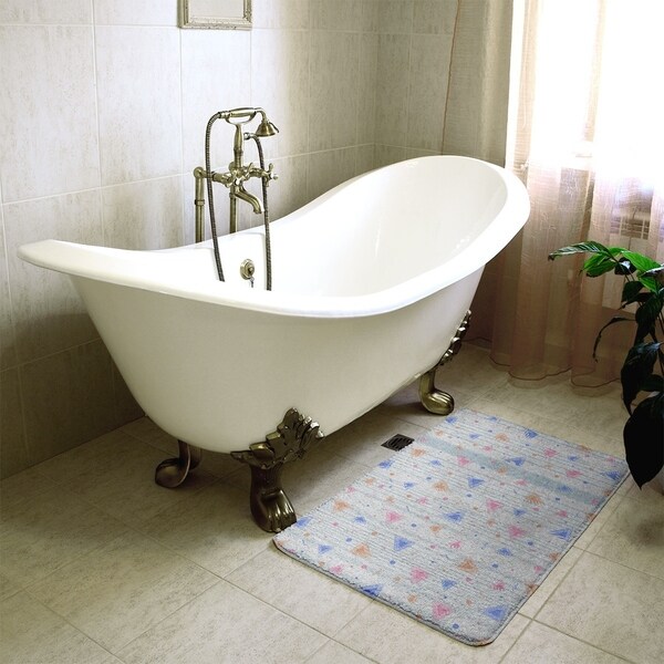 90's Retro Pattern Bath Mat
