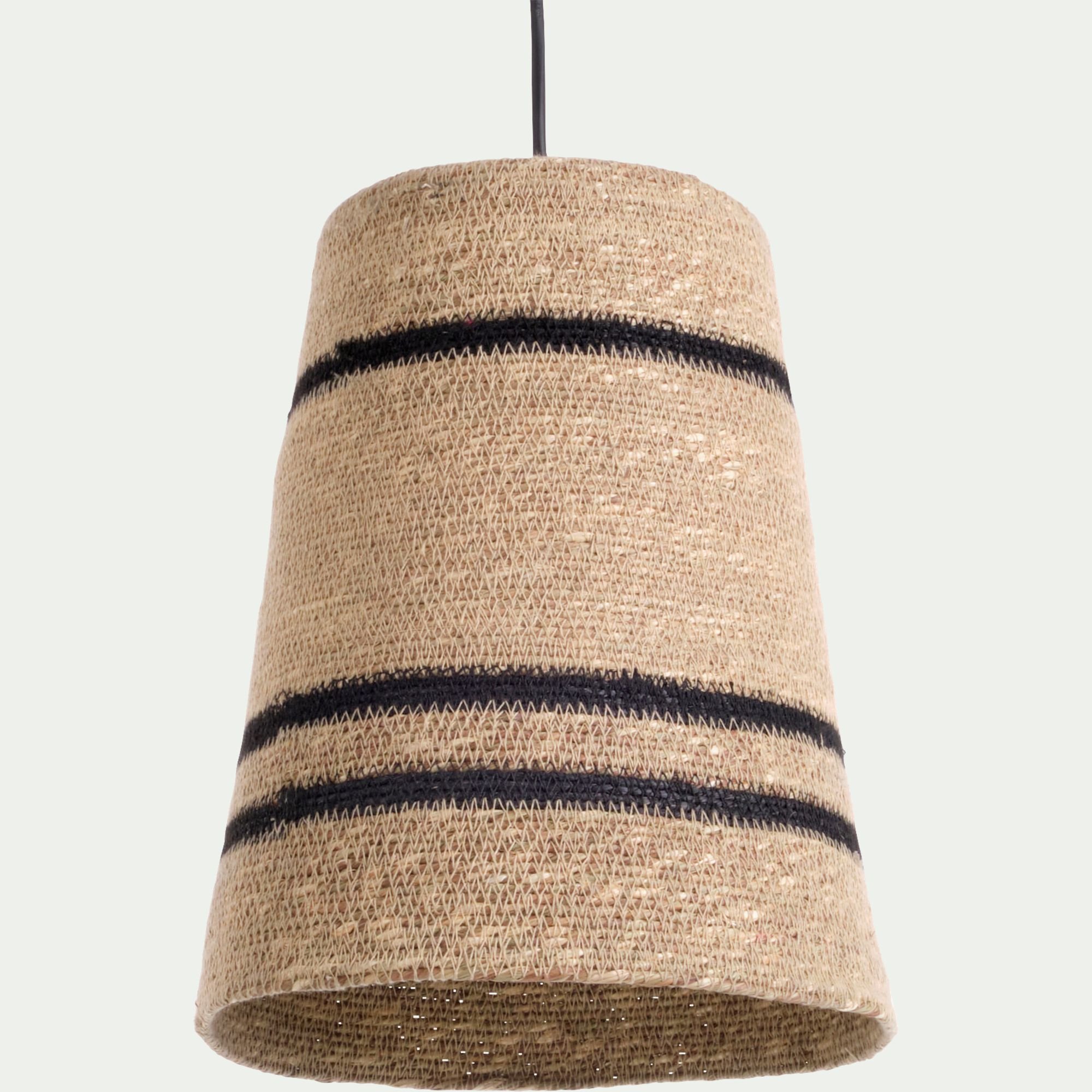 GIENS - Suspension électrifiée en jonc de mer D25cm - naturel