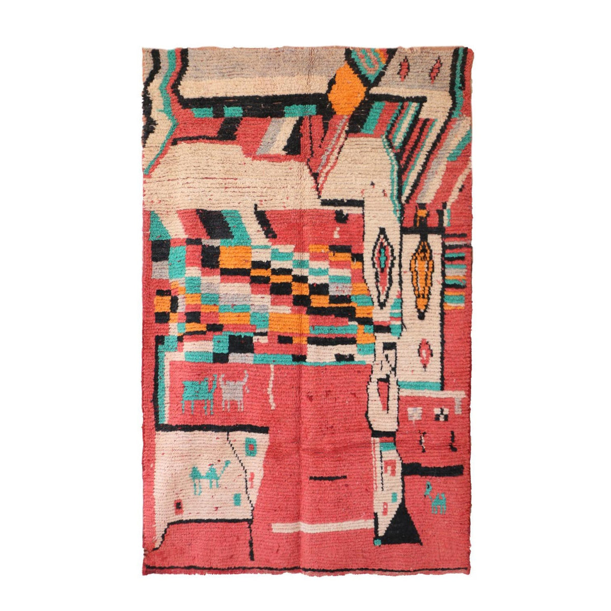 AFK Living vloerkleed Berber - handgemaakt - Wol - 160 cm x 230 cm