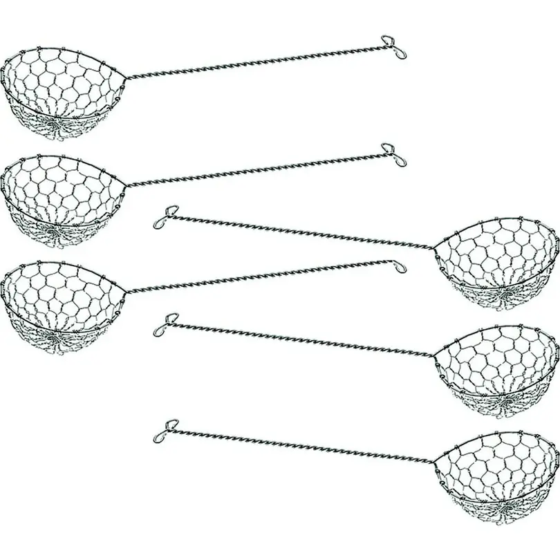 Fondue-Bourguignonne-Sieb 6er-Set Fondue-Siebchen