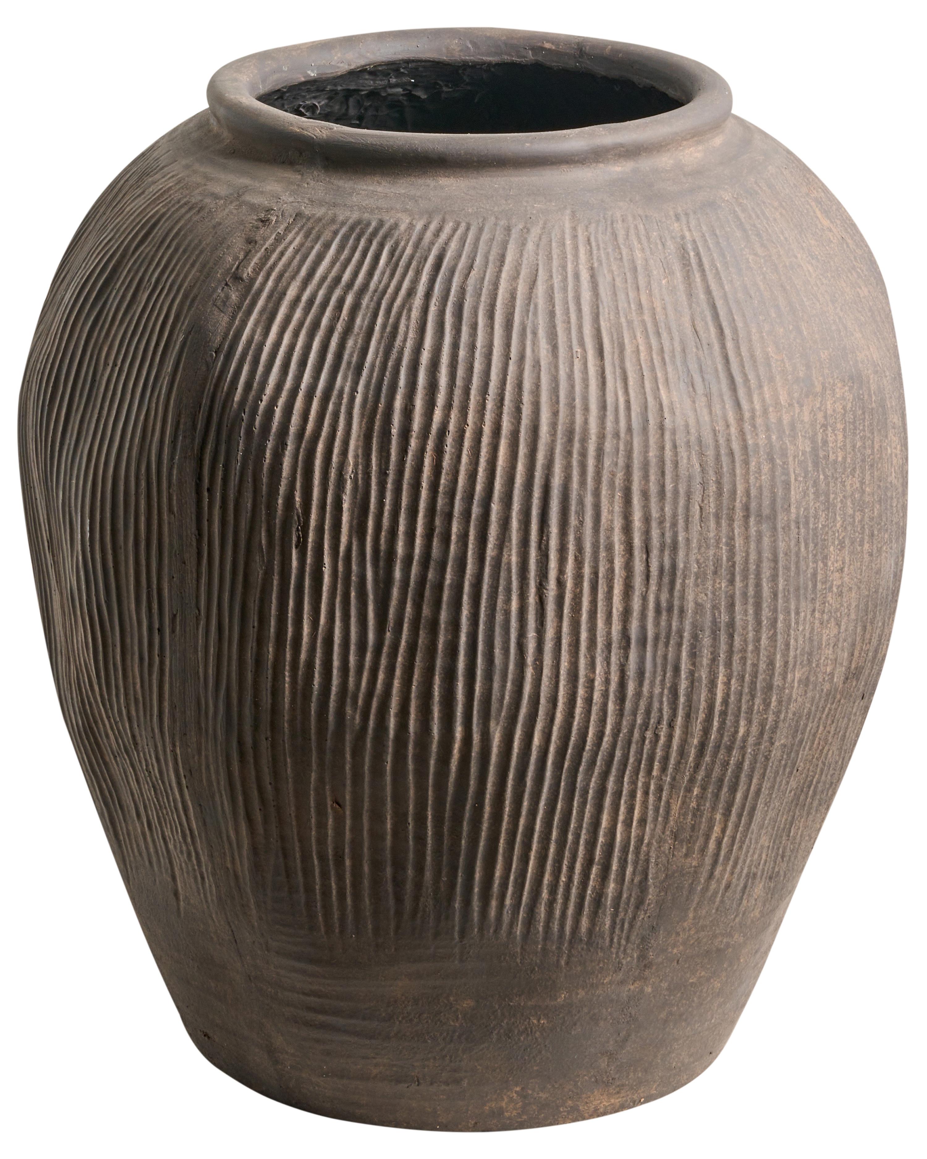 Flower Vase KATERINI 40 cm Brown