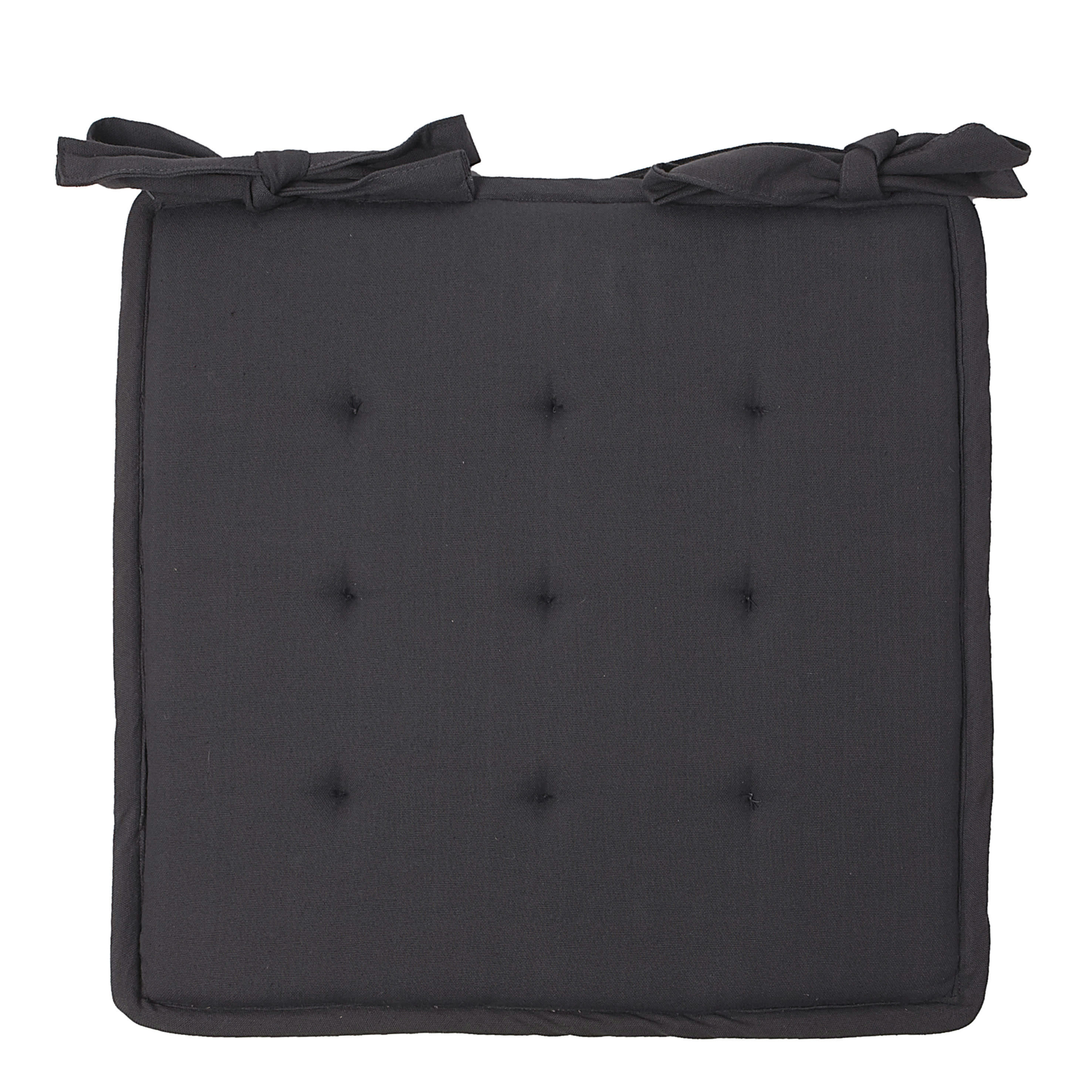 TIVOLI - Coussin de chaise d'exterieur anthracite 40x40