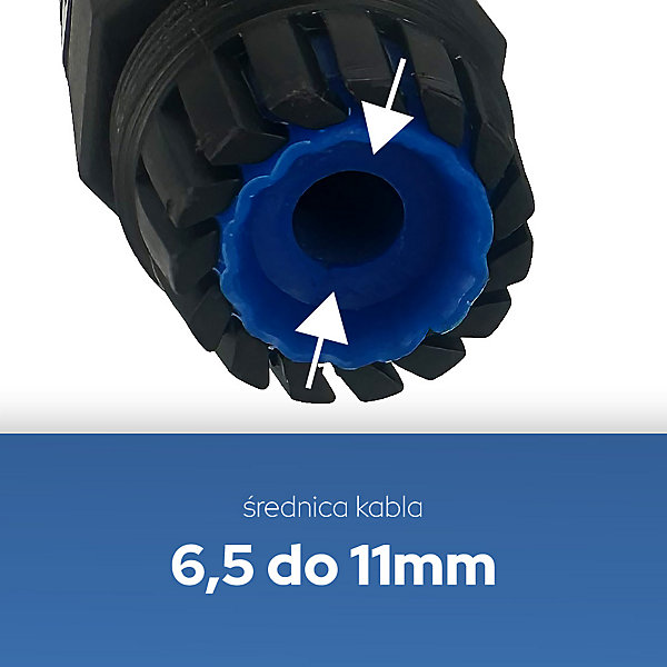 Connecteur de Câble étanche, IP68, en T, 0,5-2,5 mm², 16 A, 250 V, 10 pcs