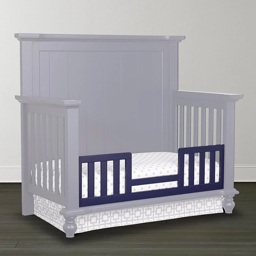 Wakefield Toddler Brown Wood/Metal Guard Rail For Convertible Crib