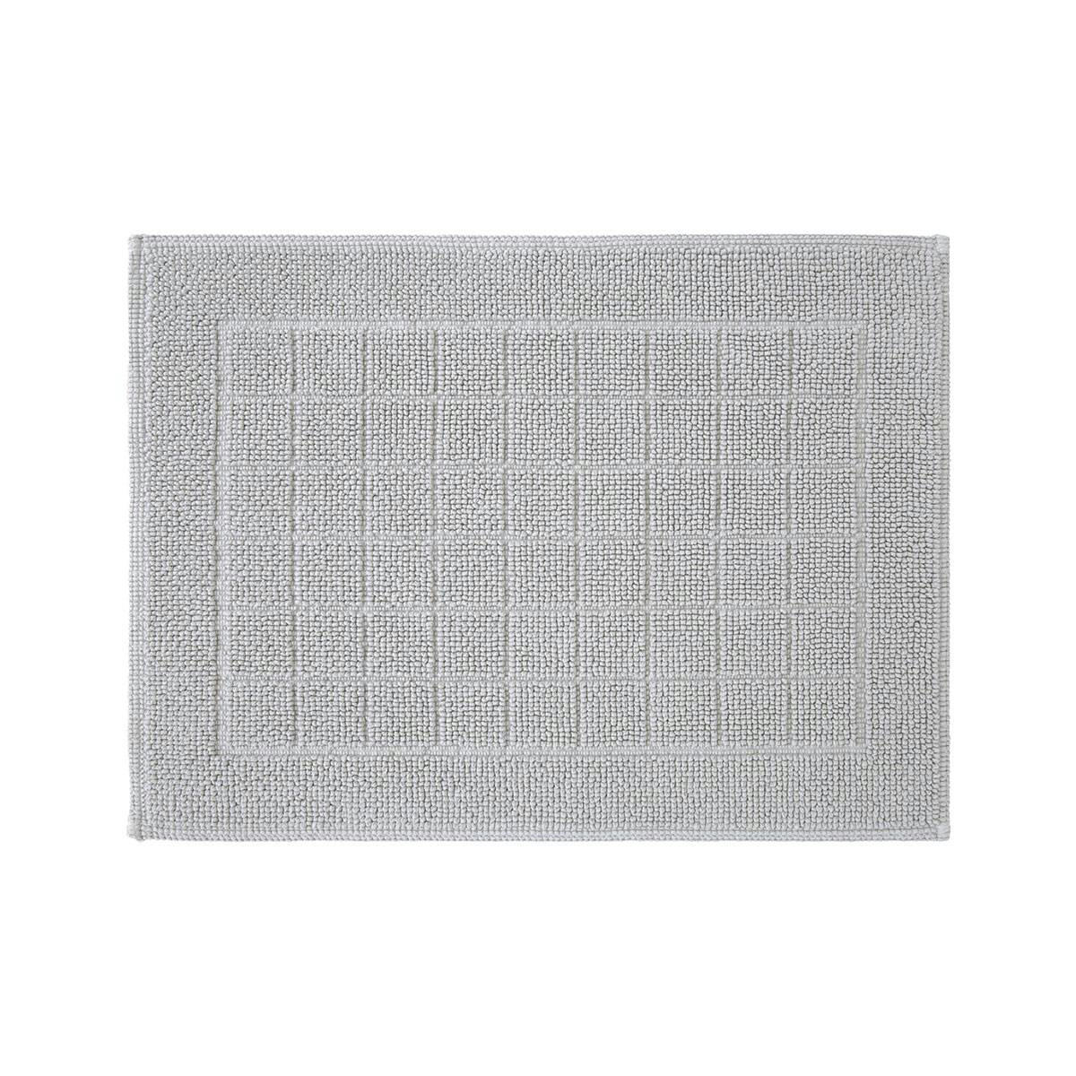 PONTON - Tapis de bain en  coton gris 60 x 90 cm