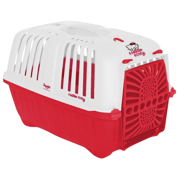 Transportbox, BxHxT: 32 x 47 x 31 cm, weiß/rot