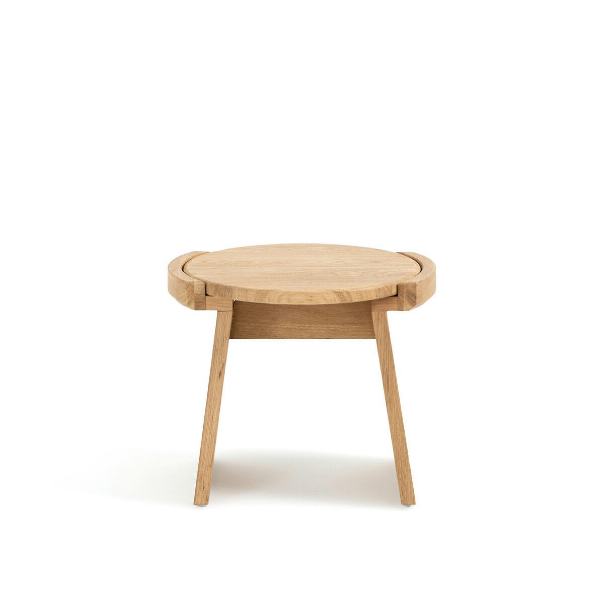 Mini tabouret, chêne massif, Tibet