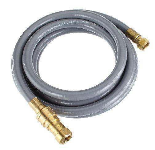 Universal Fit Natural Gas BBQ Hose Connector Kit, 10-ft