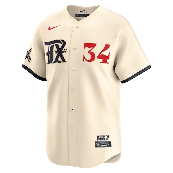 Nolan Ryan Texas Rangers Nike City Connect Limited Player Jersey - Natural