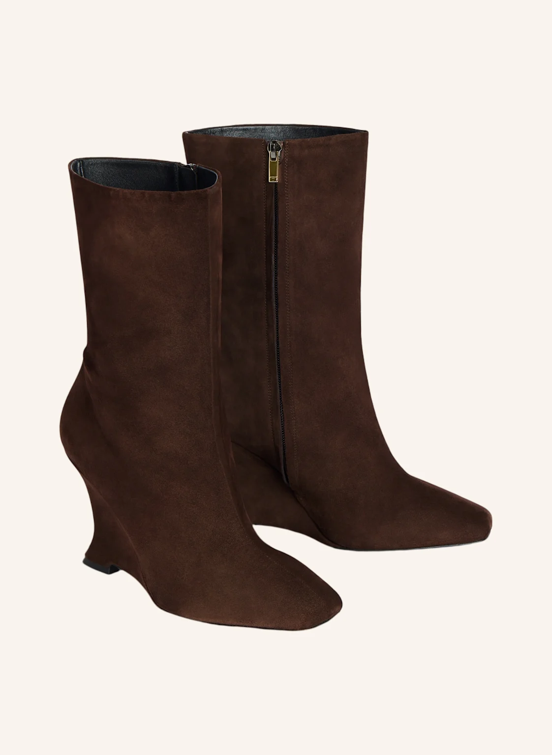 BALMAIN Stiefeletten Wedge aus Wildleder