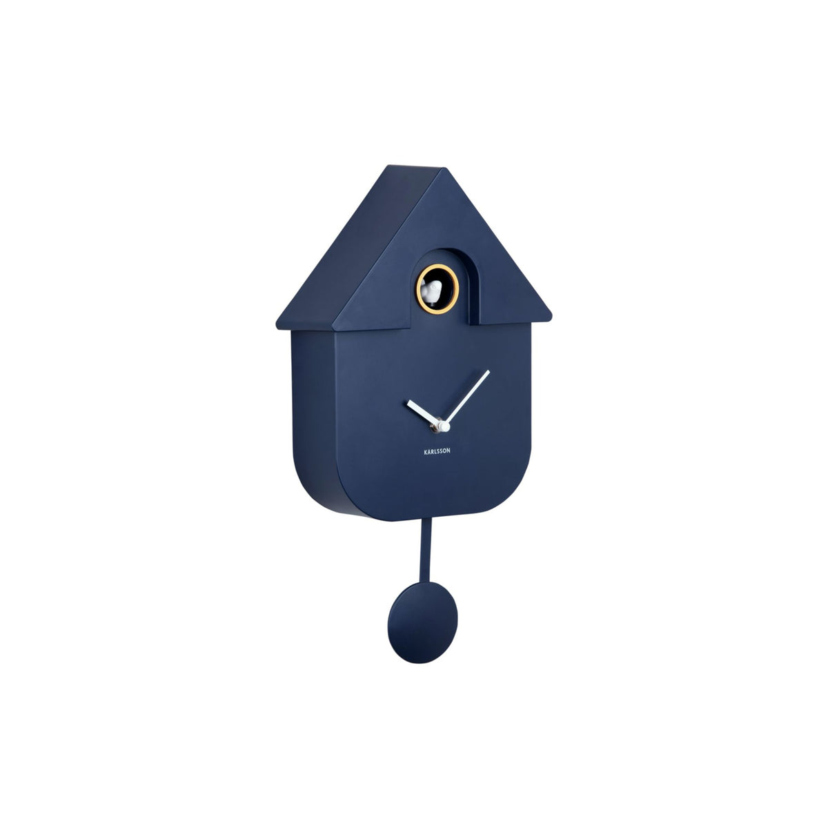 Karlsson wandklok Modern Cuckoo - blauw - Ø21.5cm