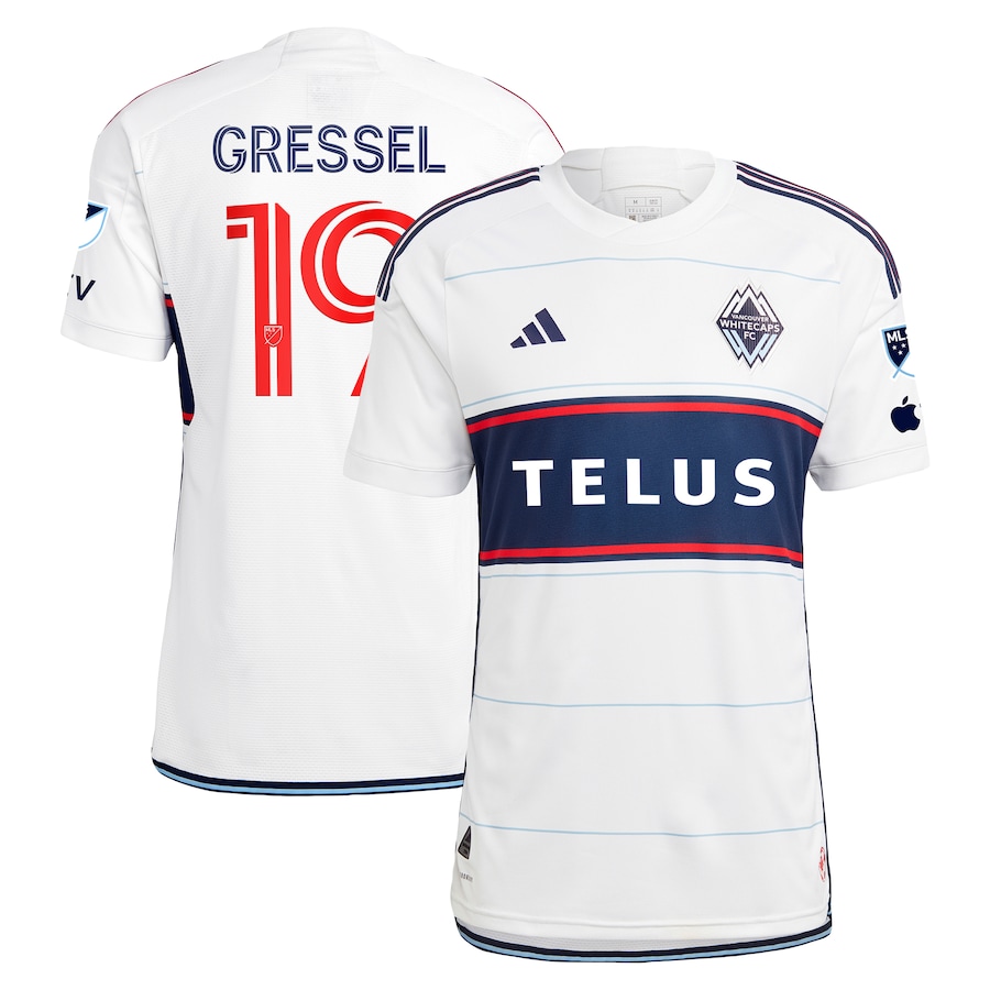 Julian Gressel Vancouver Whitecaps FC adidas 2023 Bloodlines Authentic Player Jersey - White