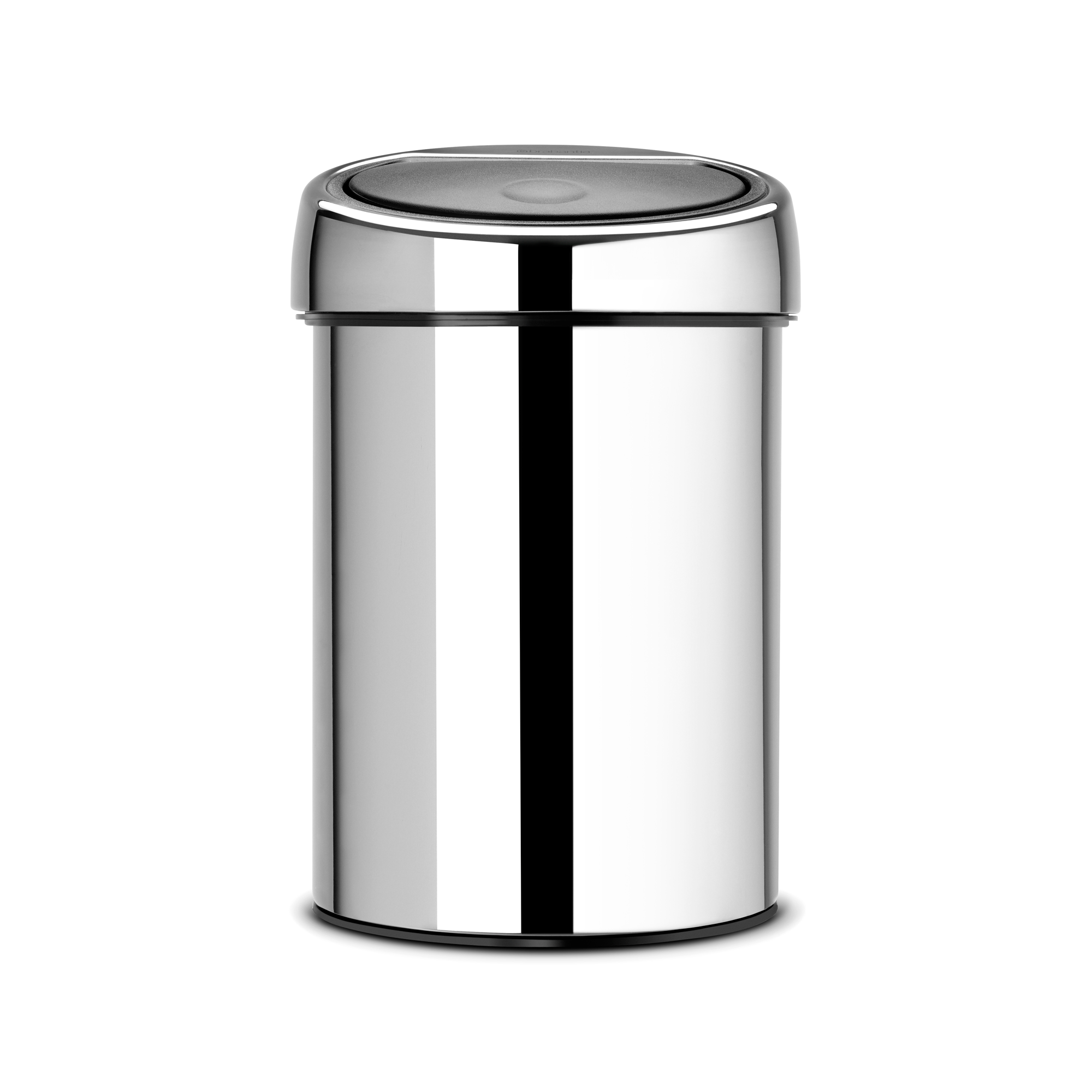 Brabantia Touch Bin afvalemmer, 3 liter, kunststof binnenemmer - Brilliant Steel
