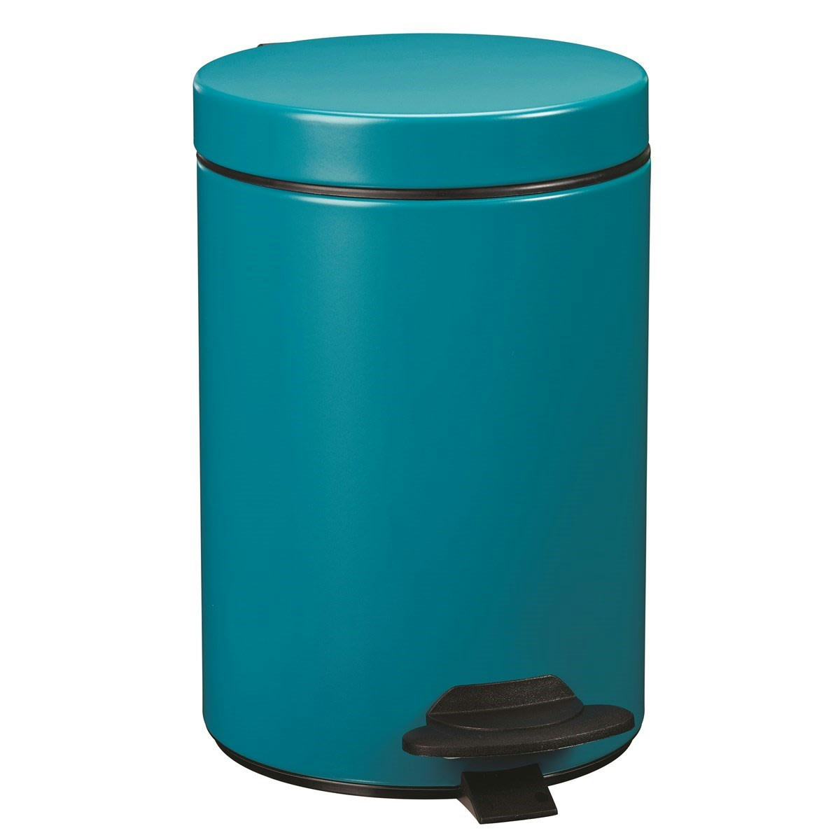 CYJEU - Poubelle 3L en Métal Bleu turquoise