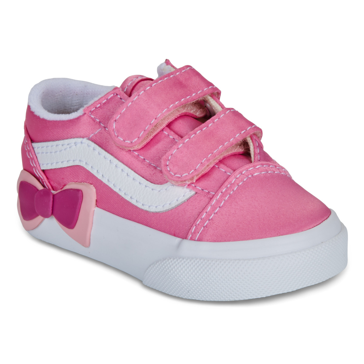 Vans - Old Skool V Bow Pink Fizz - Pink / White