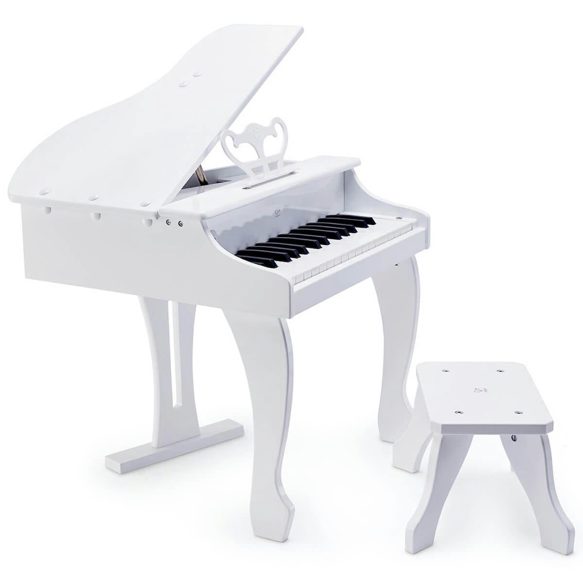 - Piano à queue électronique Deluxe blanc