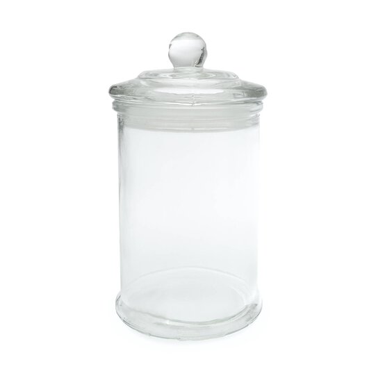 Glass Sweet Storage Jar 8cm x 14.5cm