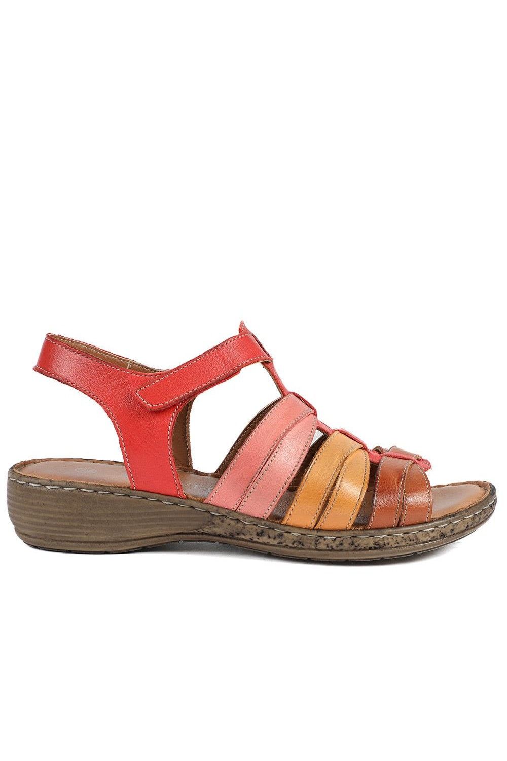 Pavers Premium Leather Adjustable Fasten Sandals