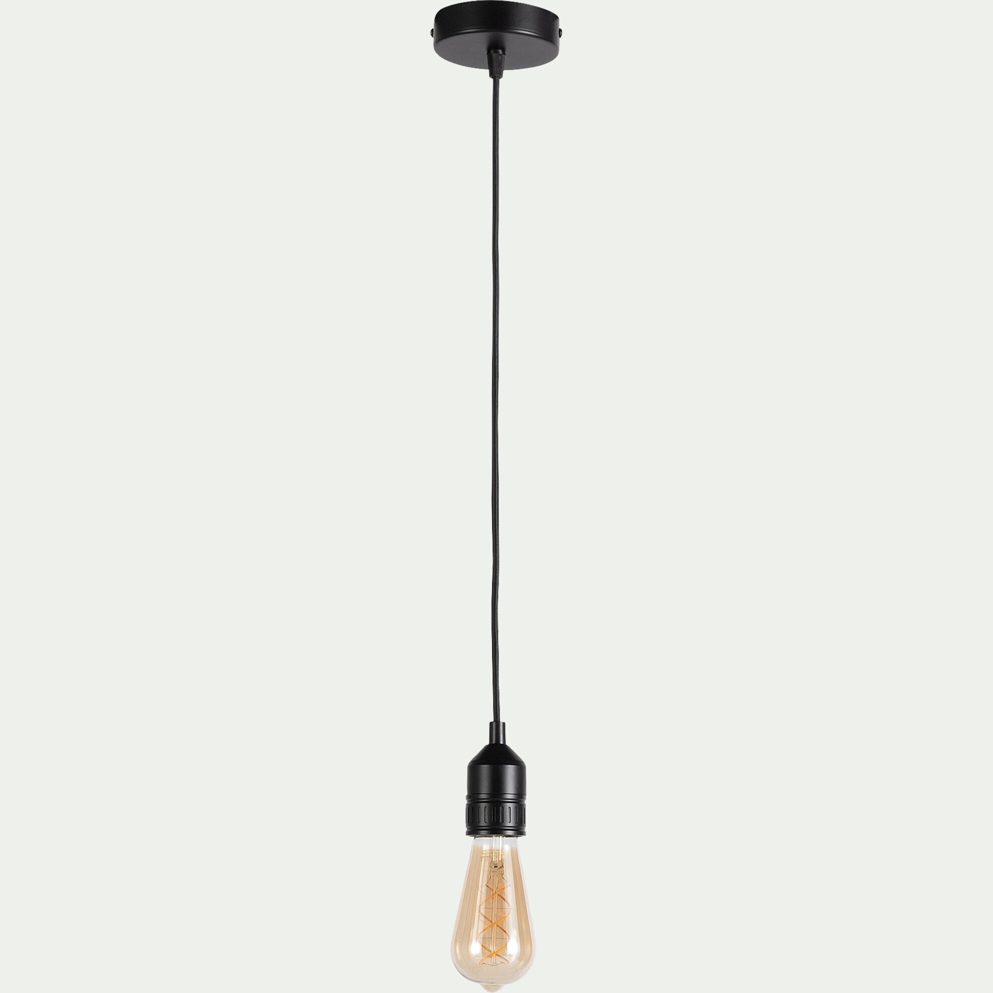 NANS - Suspension électrifiée E27 - noir L120cm