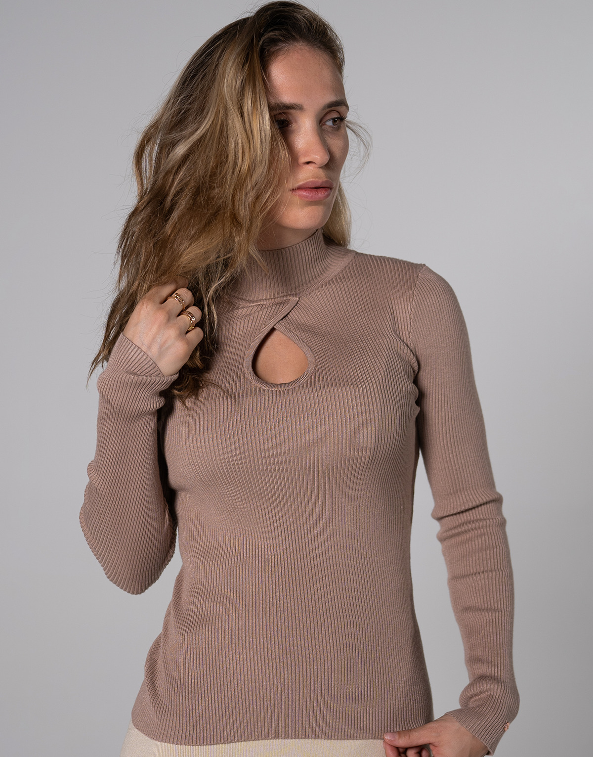 THEAD. - JENNA SWEATER - Beige