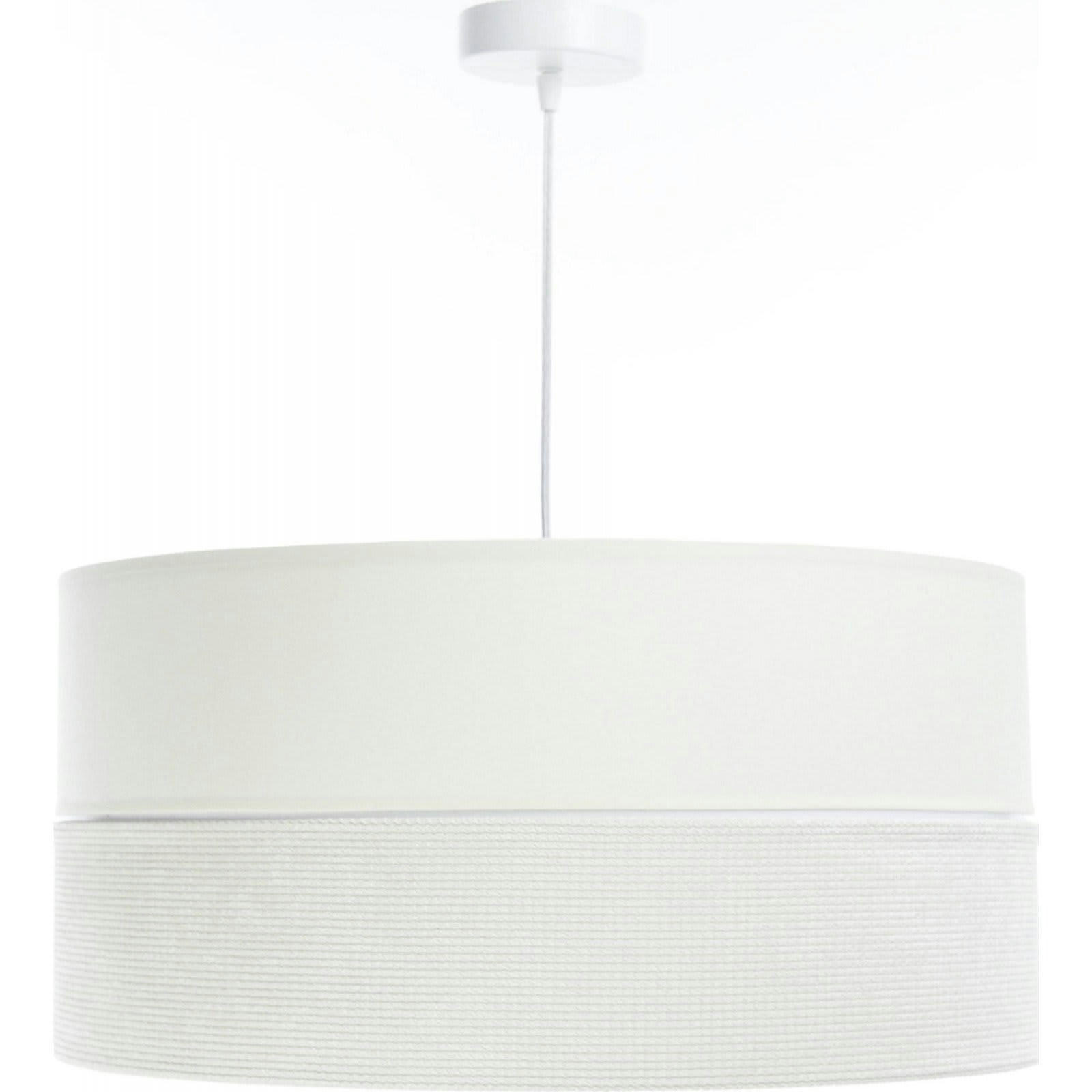 TWIST - Suspension Tissu Blanc