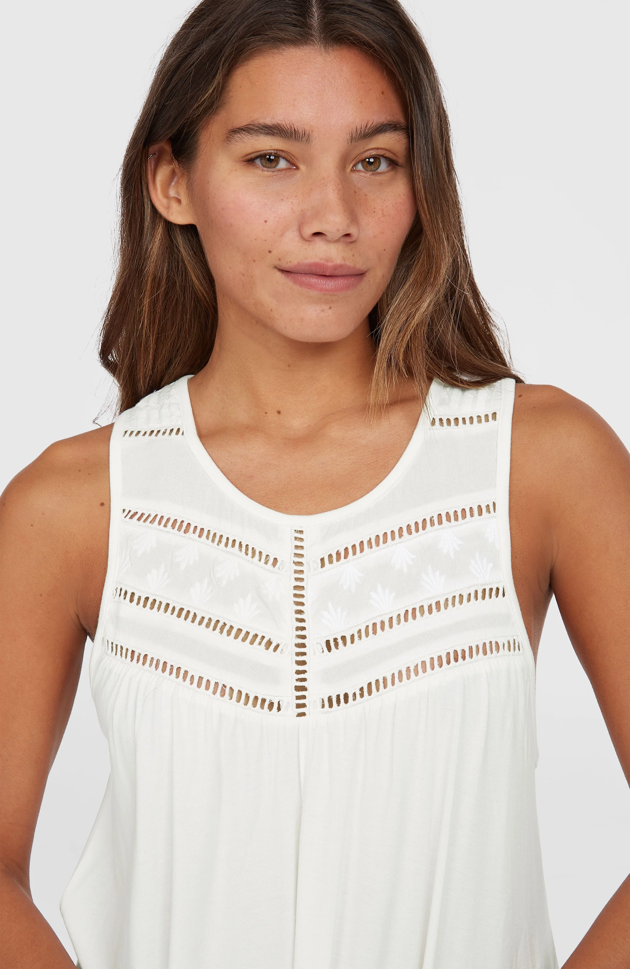Dames O'Neill Essentials Tokeena tanktop met borduursel