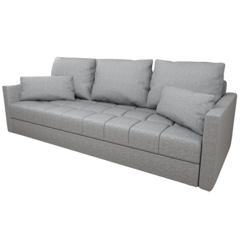 Sofa DOMINO rozkładana z funkcją spania Jasny Szary