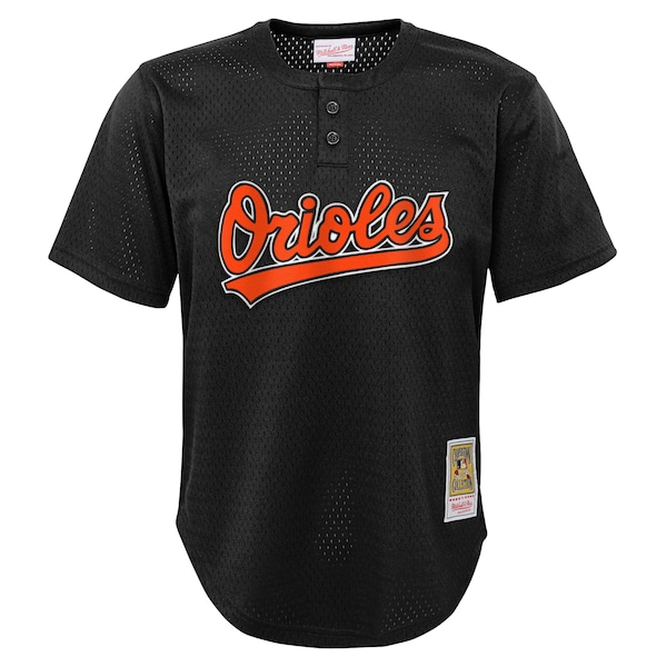 Cal Ripken Jr. Baltimore Orioles  Toddler Throwback Mesh Batting Practice Jersey - Black