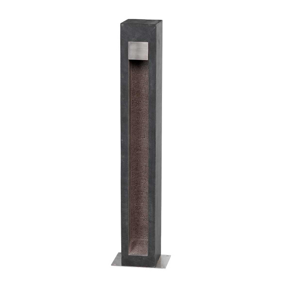 Lampa ogrodowa Parkstone bazalt stal nierdzewna LED 1x6W 650lm IP55 Elstead