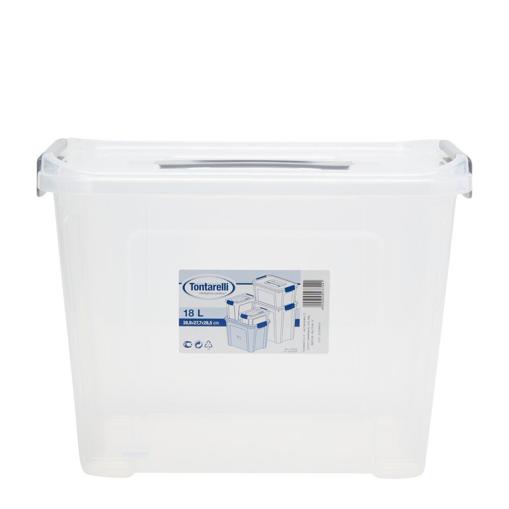 Box de rangement Combi Tontarelli 18 L transparent